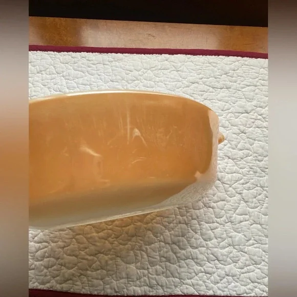 Anchor Hocking Ovenware Oval Baking Dish 9" x 7.5” x 3”Peach Baking 1 1/2 Quart - Picture 5 of 12